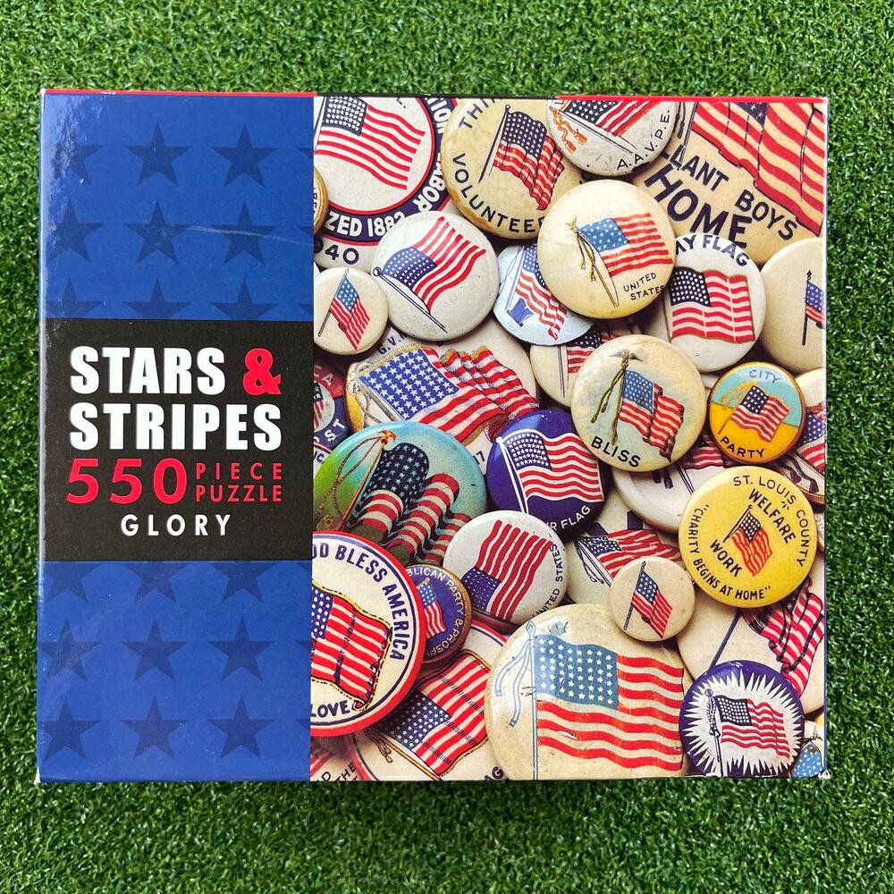 Stars & Stripes 550 Piece Glory Puzzle Various American Flag